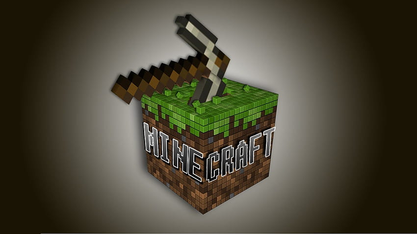 Minecraft Logo HD wallpaper