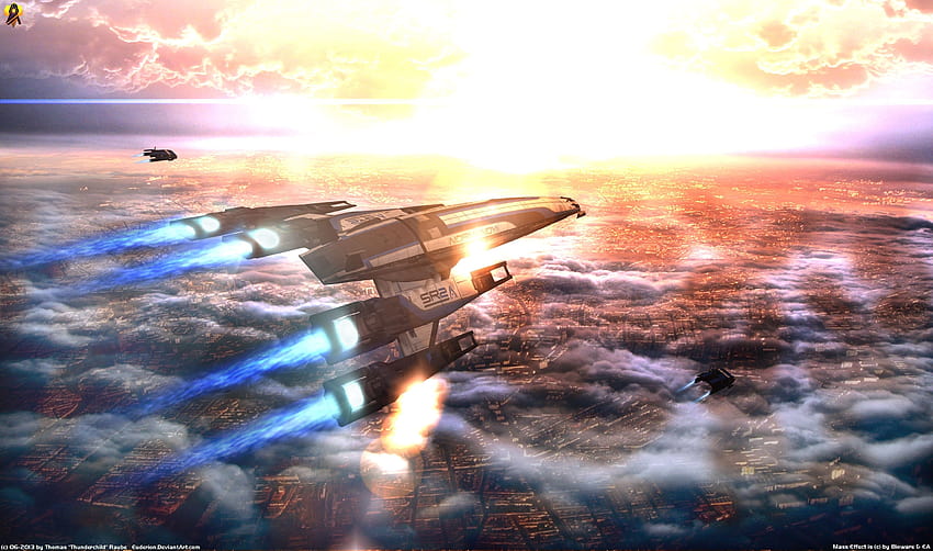 10 najlepszych Mass Effect Normandy PEŁNE Tła na PC, tło Mass Effect Normandii Tapeta HD