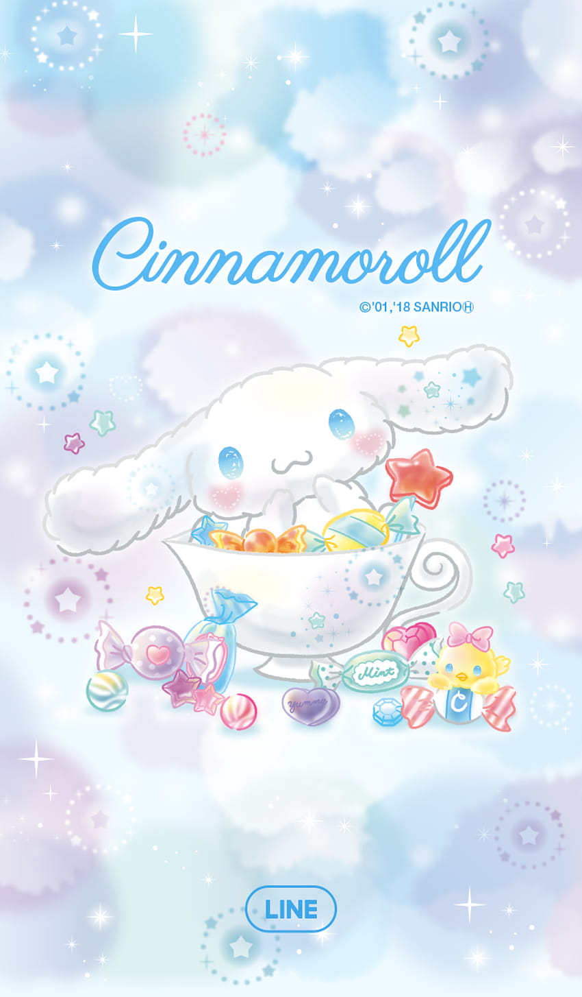 Cinnamoroll: Glittering Fluffiness HD phone wallpaper