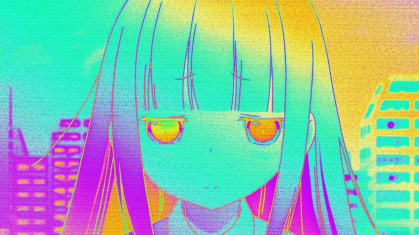 Aesthetic anime, aesthetic green anime computer HD wallpaper