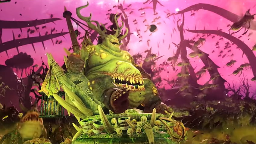 Yes, Total Warhammer 3's Nurgle units are all extremely gross HD wallpaper