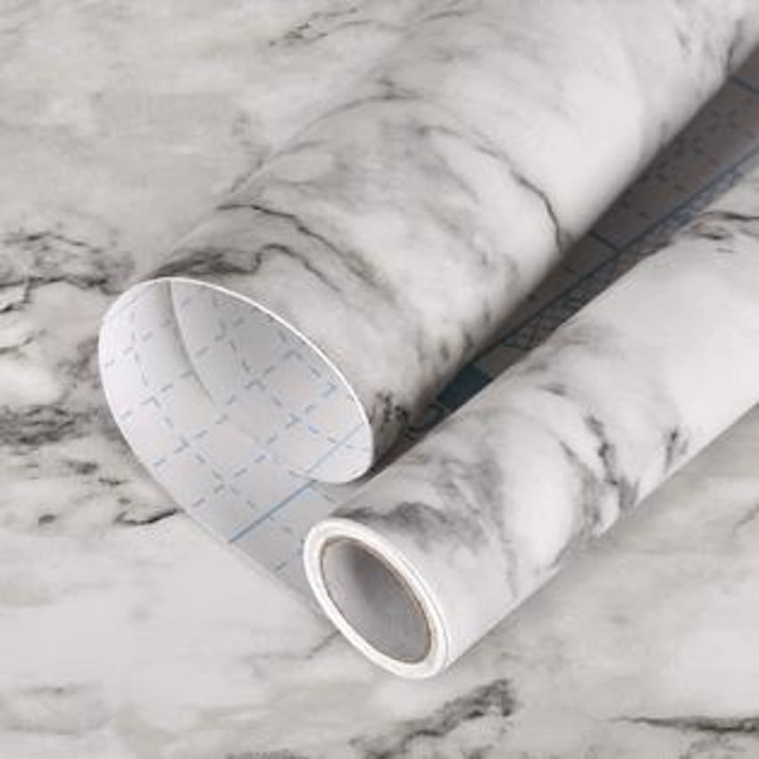 Marbre Symoden, papier de contact en marbre de 17,7 po x 16,4 pi Peel and Stick gris blanc marbre auto-adhésif Remo Fond d'écran de téléphone HD
