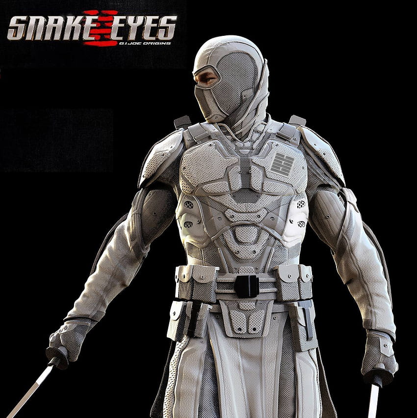 Змийски очи: G.I. Joe Origins Movie Concept Art от Constantine Sekeris, snake eyes gi joe origins storm shadow HD тапет за телефон