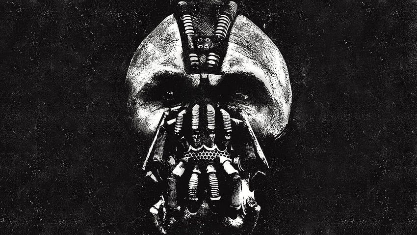 Gray skull digital , Batman, Bane, The Dark Knight Rises, bane batman HD wallpaper