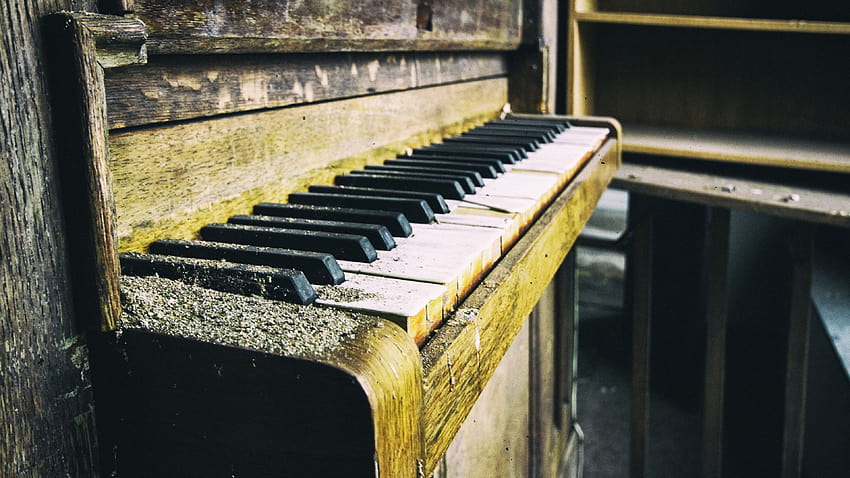 Piano Old, Music, Backgrounds, and, piano full HD wallpaper