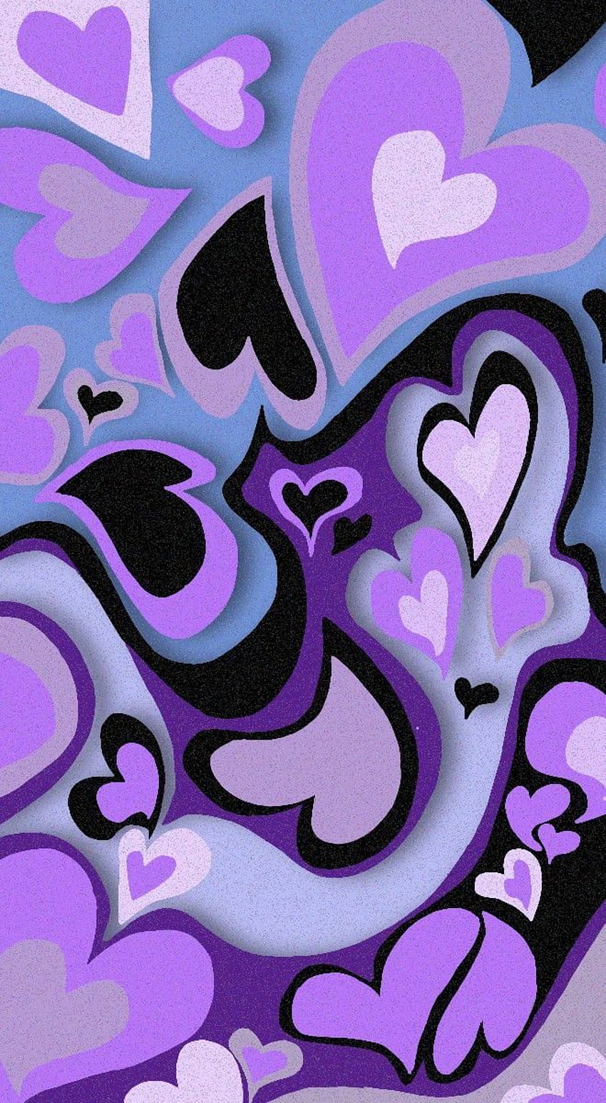 Purple Hearts in 2021, heart pfp HD phone wallpaper | Pxfuel