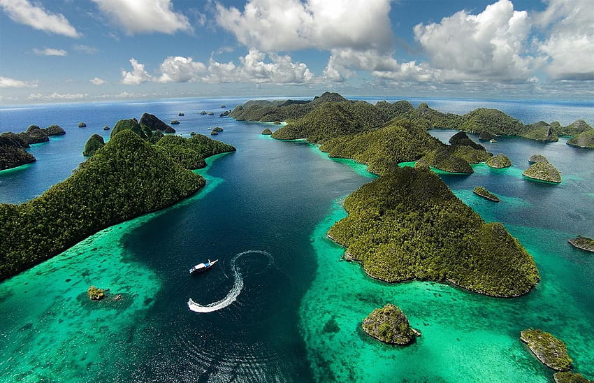 Indonesia, Ampat, view, raja ampat islands HD wallpaper