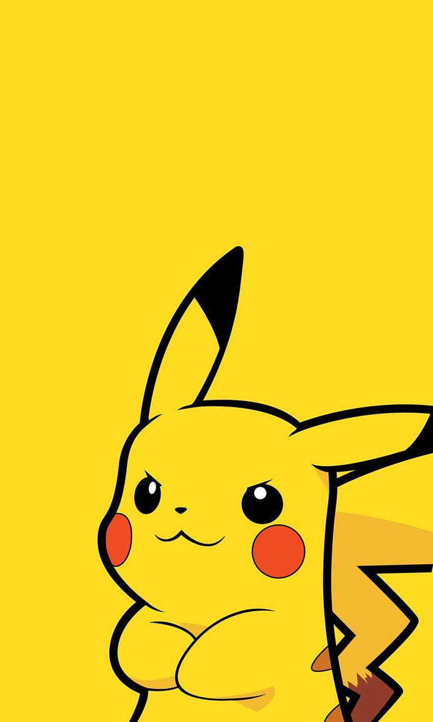 Pikachu-Telefon, überraschtes Pikachu HD-Handy-Hintergrundbild
