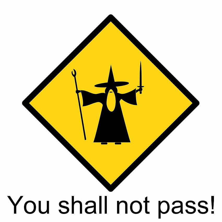 You shall not pass HD phone wallpaper | Pxfuel