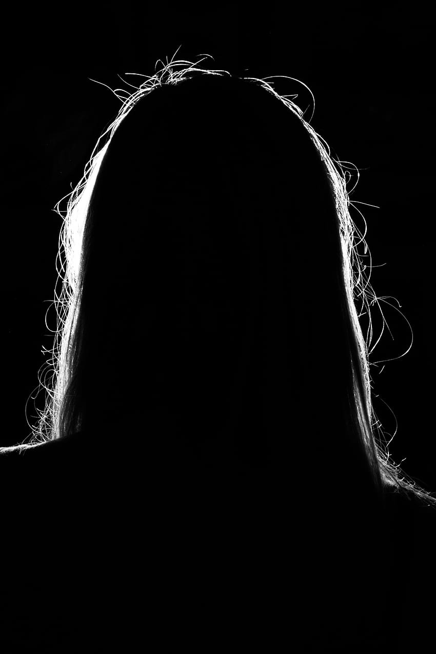 woman's portrait silhouette, women shilouette HD phone wallpaper