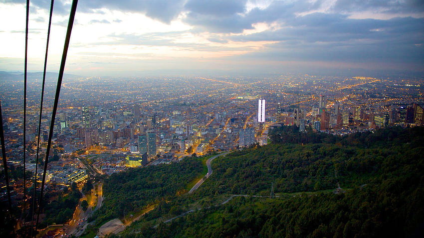 Landscape : View of Bogota HD wallpaper