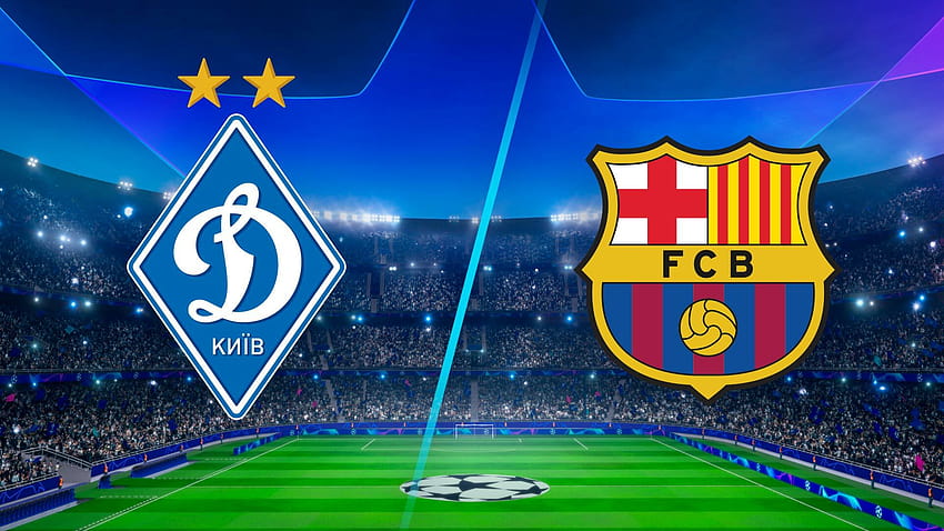 Guarda l'episodio 65 della stagione 2021 della UEFA Champions League: Dynamo Kyiv vs. Barcelona Sfondo HD