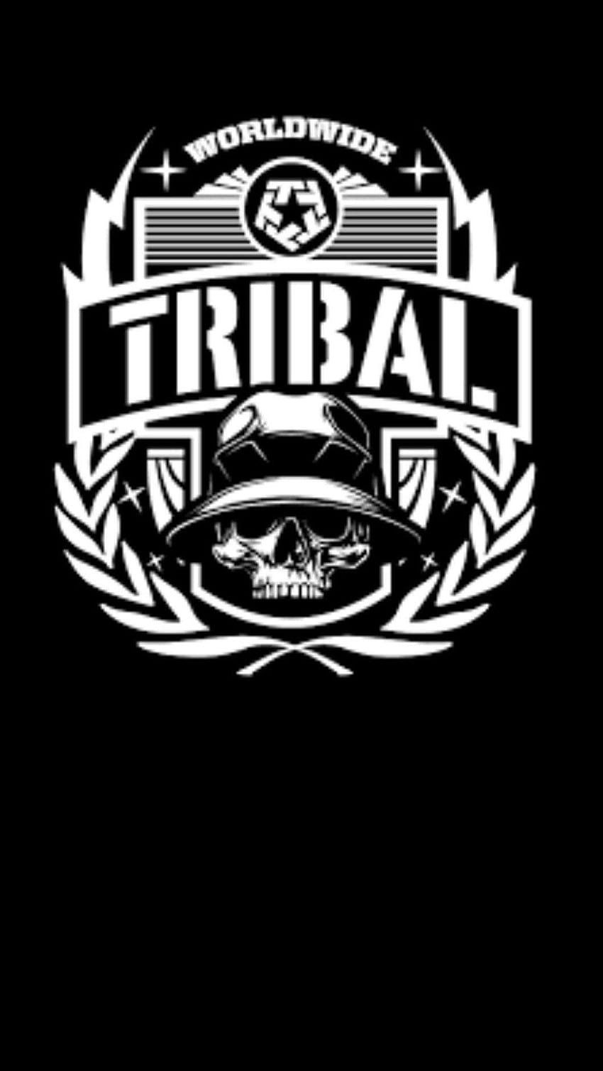Stammes-Ausrüstungslogo, Stammes-Logo HD-Handy-Hintergrundbild