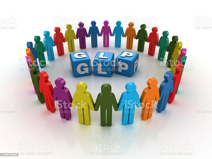 Pictogram Teamwork With Glp Buzzword Cubes 3d Rendering Stock HD wallpaper