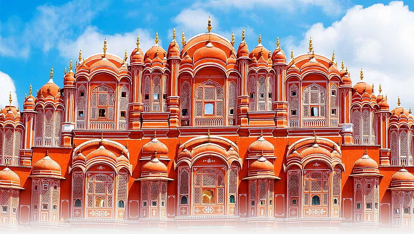 Hawa Mahal-Palast in Jaipur HD-Hintergrundbild
