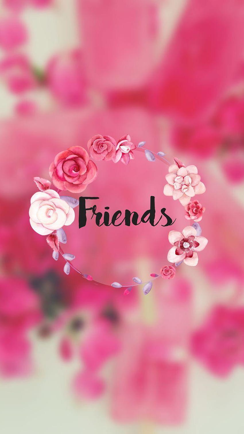 Flower For Best Friends, quotes flower HD phone wallpaper | Pxfuel