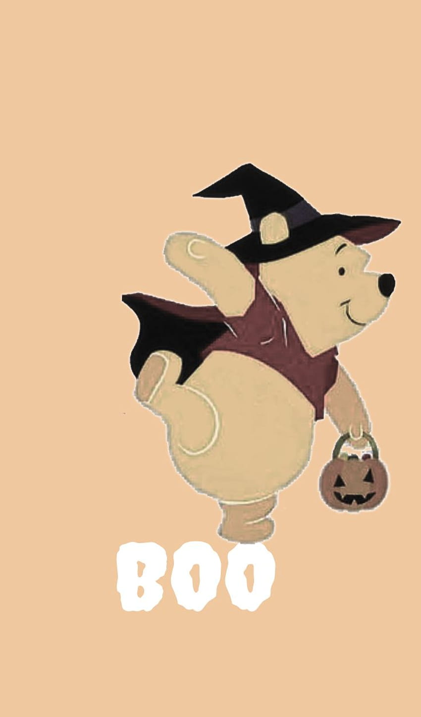 Winnie the Pooh Halloween, disney halloween aesthetic HD phone wallpaper