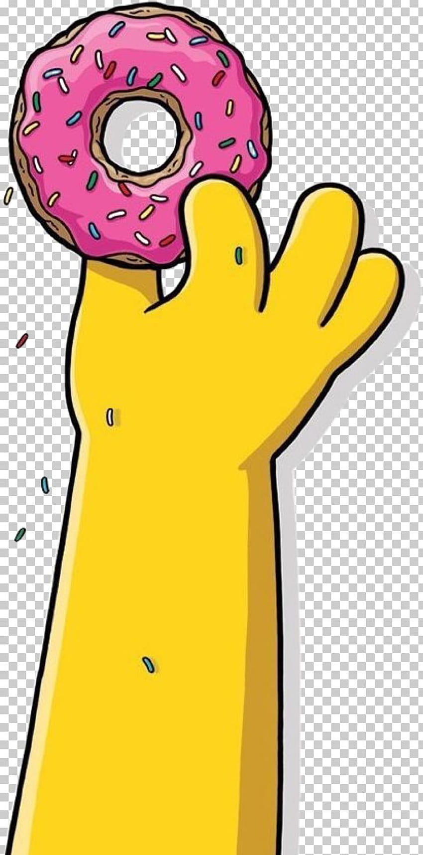 Homer Simpson Donuts Ned Flanders Bart Simpson Lisa Simpson PNG, Prediseñadas, Arte, Bart Simpson, Pico, Dibujos animados fondo de pantalla del teléfono