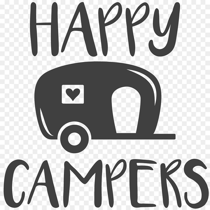Happy Camper Silhouette, Happy Camper Silhouette PNG, ClipArts w bibliotece clipartów Tapeta na telefon HD