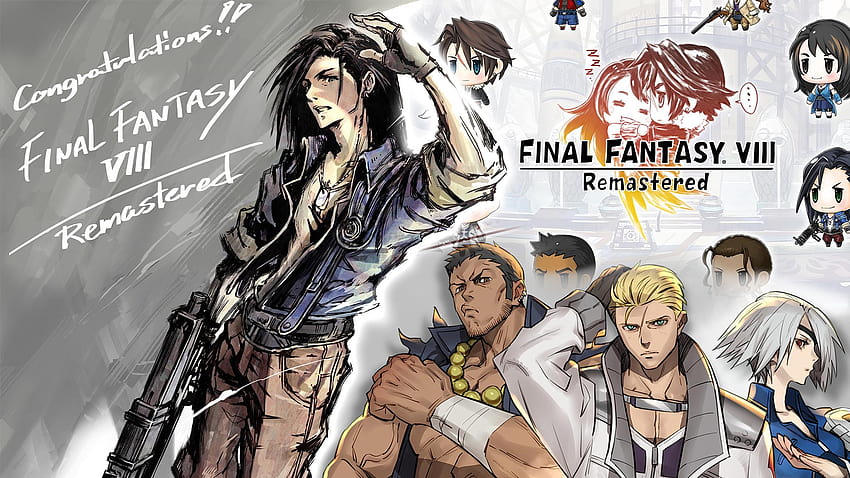 Square Enix-Künstler teilen das neue Final Fantasy VIII Remastered-Artwork, ffviii HD-Hintergrundbild