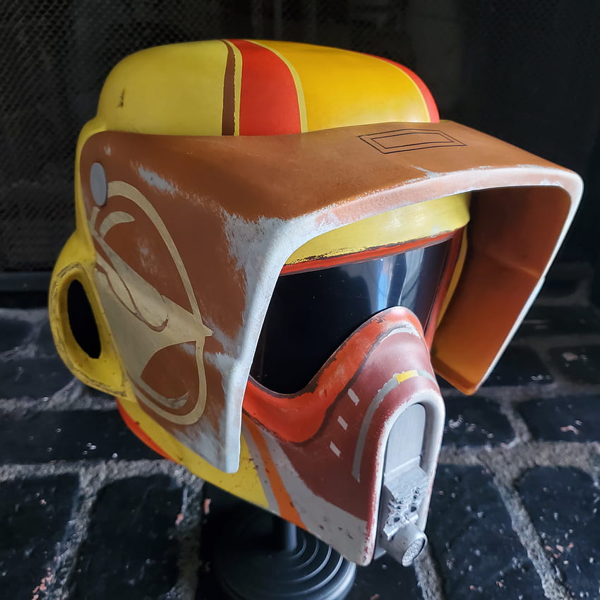 Пътешествие с костюм на Rogue Rebels: Езра Бриджър, част 5 Персонализиран шлем на Scout Trooper! – The Rogue Rebels, каски на Езра Бриджър HD тапет за телефон