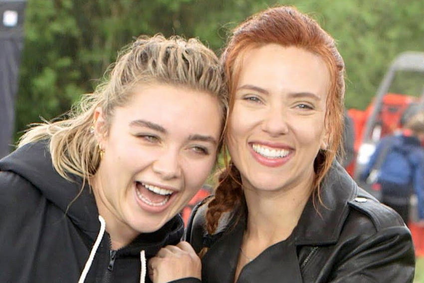 Black Widow sisters: Scarlett Johansson and Florence Pugh are just as tight off, florence pugh black widow HD wallpaper