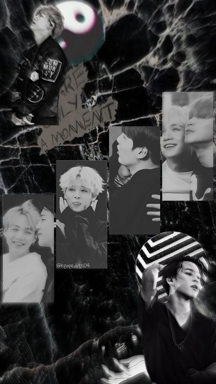 Made a I hope you guys like it! bts toed, jimin black and white HD ...