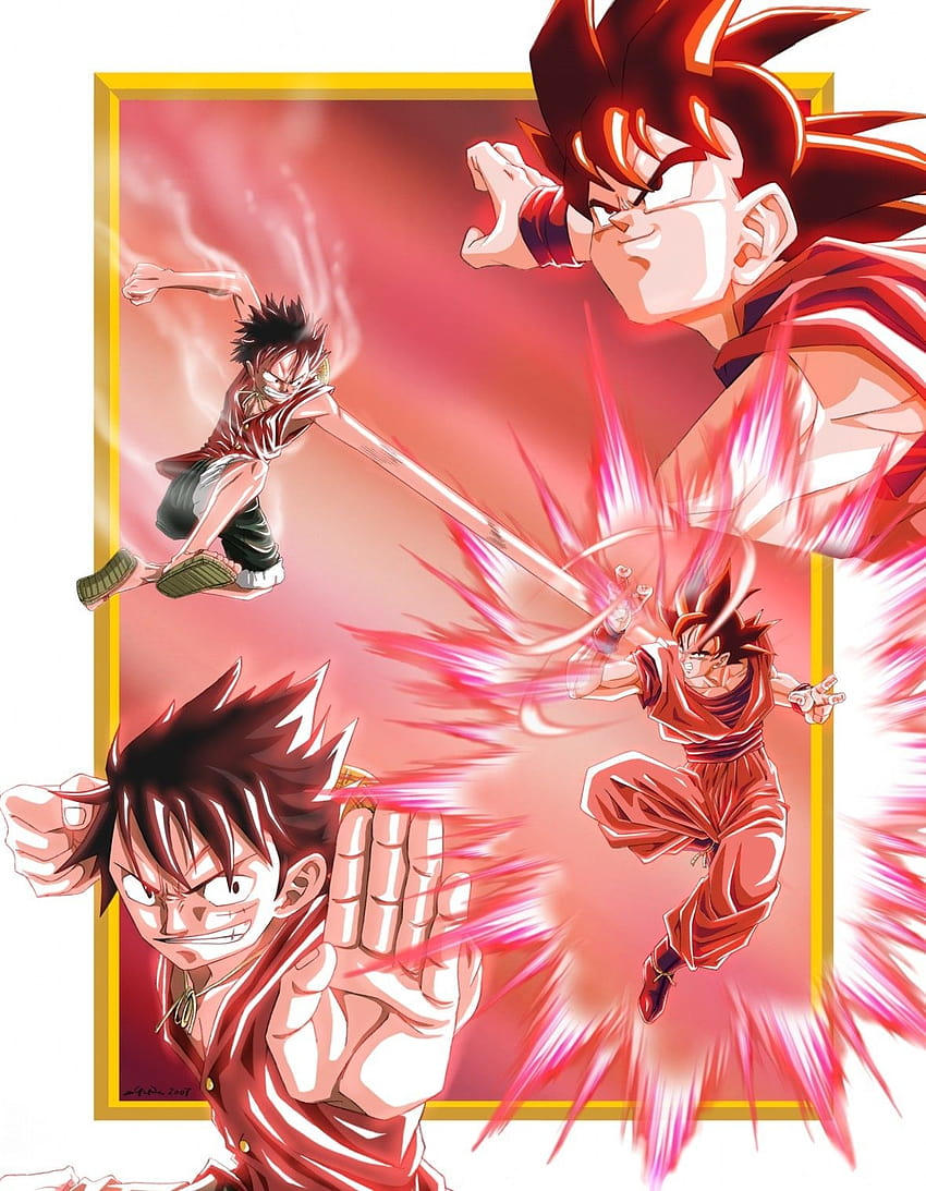 one piece son goku goku rufy anime manga scimmia d luffy vs dragonball 1181x1519 – Anime One Piece, goku e rufy Sfondo del telefono HD