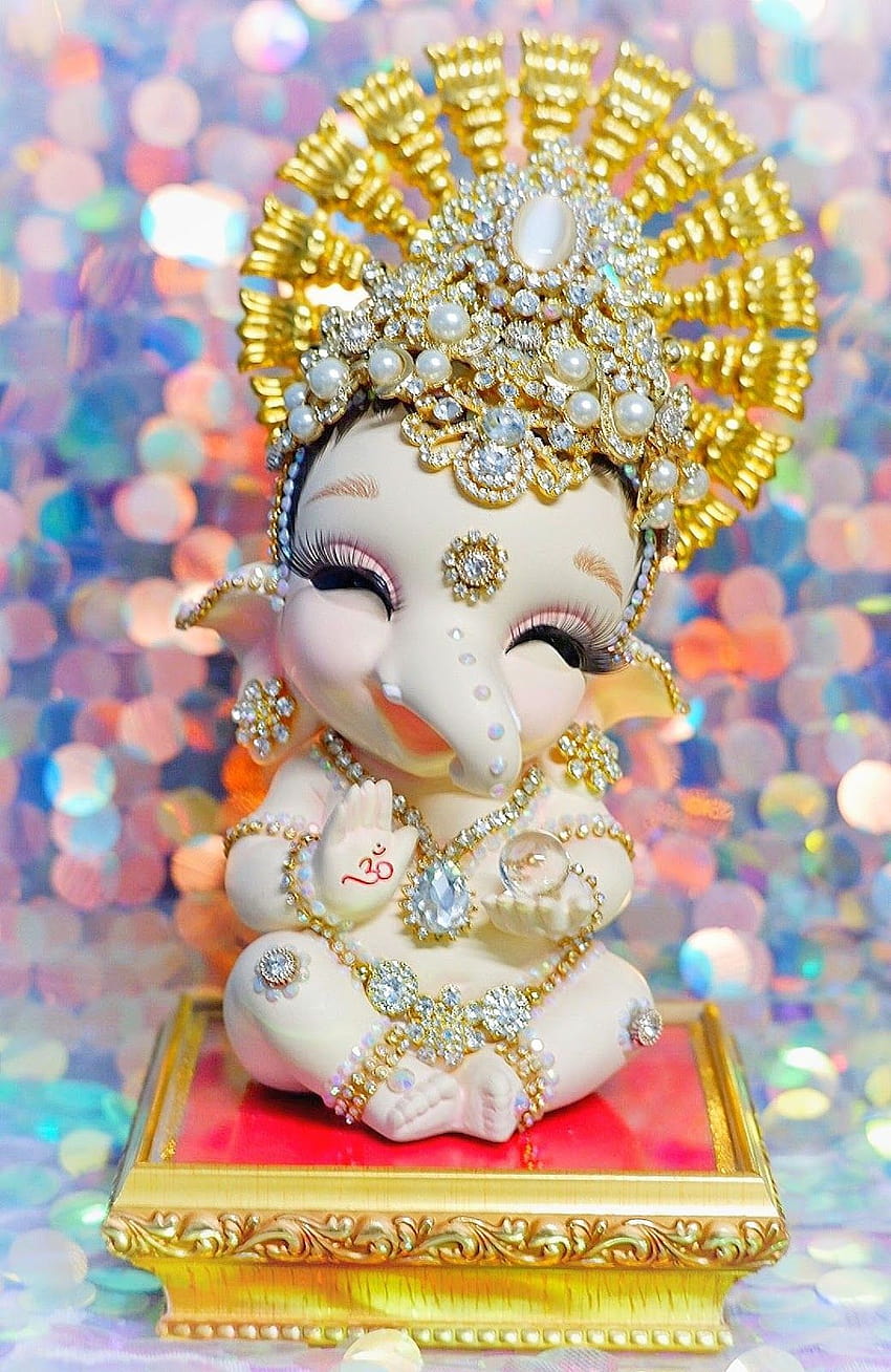 Feliz ganesh chaturthi ... en pinterest, lindo ganesha fondo de pantalla del teléfono