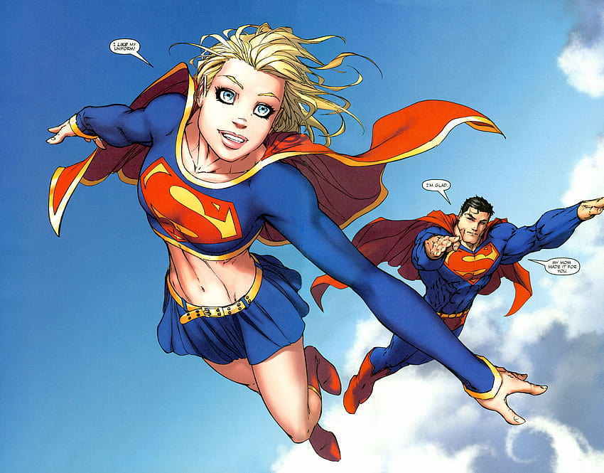 1920x1080px 1080p Free Download Supergirl Kara Zor El With Superman Clark Kent And Kara 