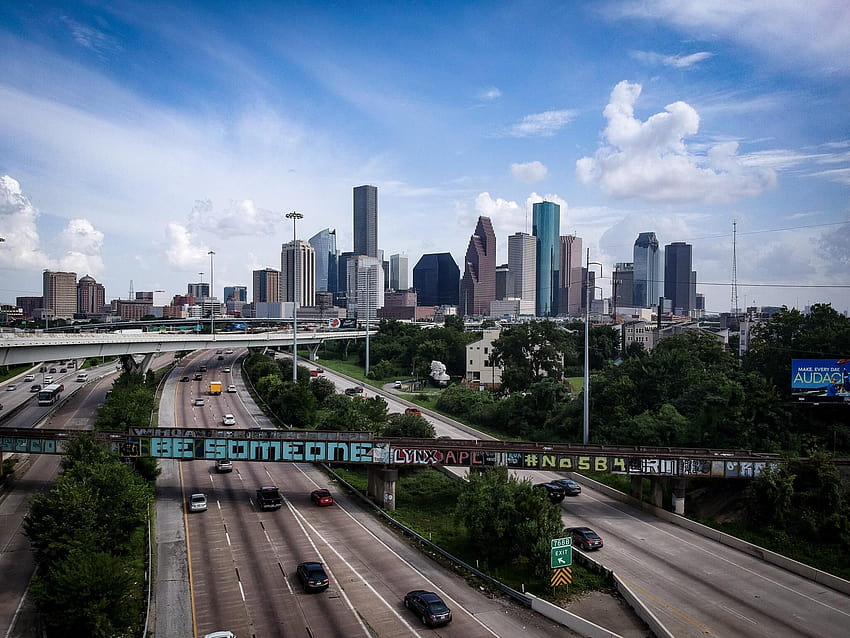 Houston Skyline, houston city HD wallpaper