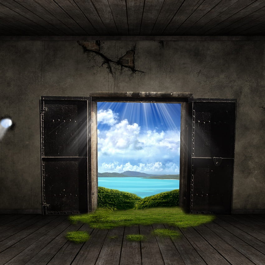 Fantasy-Tür, Tür HD-Handy-Hintergrundbild