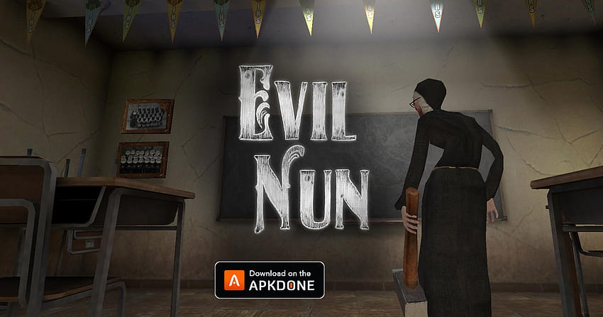 Evil Nun MOD APK 1.7.6, Evil Nun 2 страшни истории и пъзел игри на ужасите HD тапет