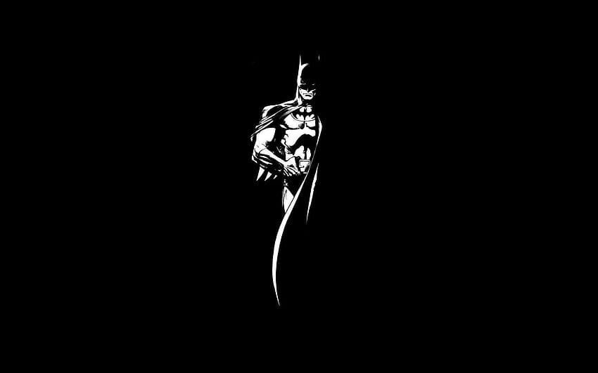 Batman , Minimalism, Artwork, Black • For You, minimalism batman HD ...