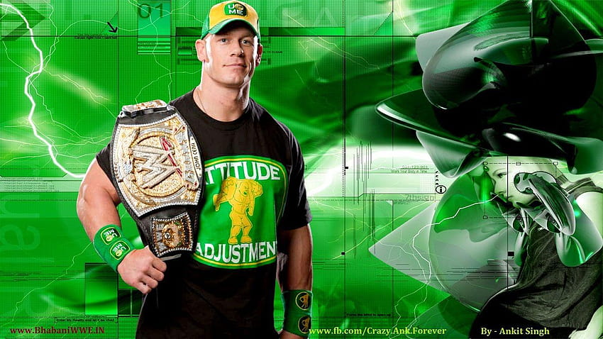 undefined John Cena, john cena never give up green HD wallpaper