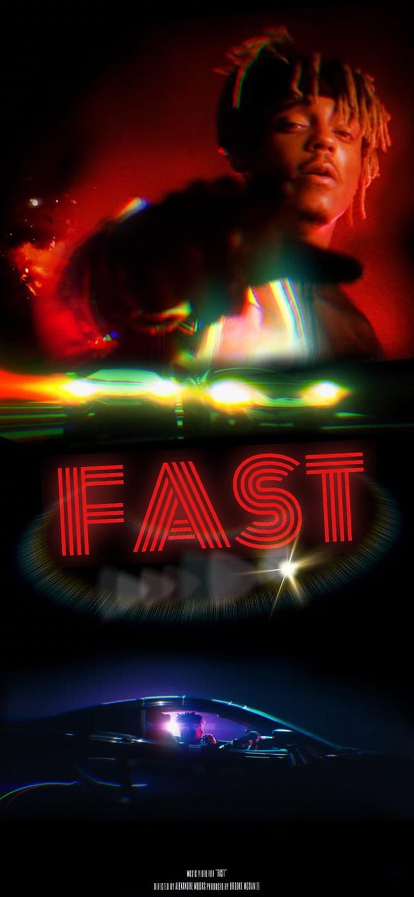 Made a /poster of fast if anyone wanna use it : Juice Wrld, Rap, Hip Hop Music : r/JuiceWRLD, juice wrld neon HD phone wallpaper