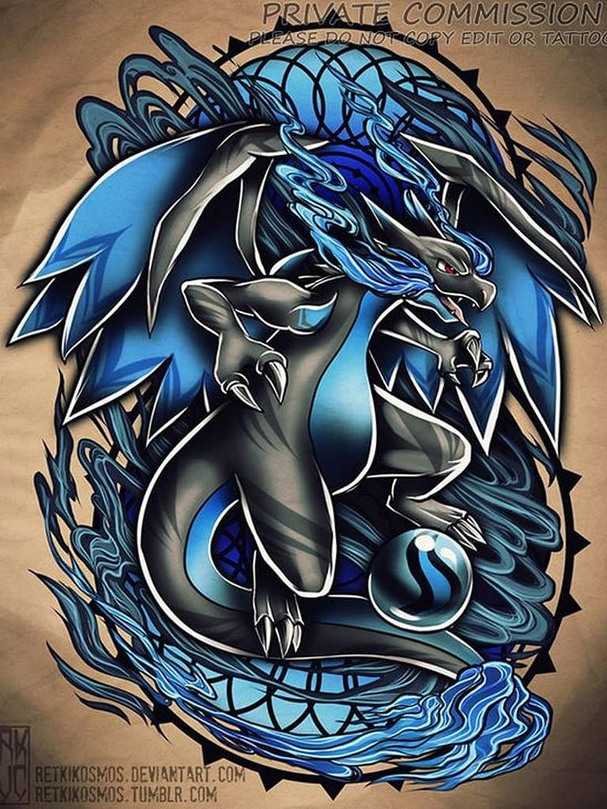 Mega Charizard X for Android APK, charizard x android HD phone wallpaper