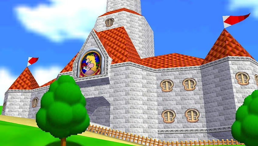 Najlepszym światem Super Mario 64 jest tak naprawdę Peach's Castle, Bowsers Castle Super Mario Tapeta HD