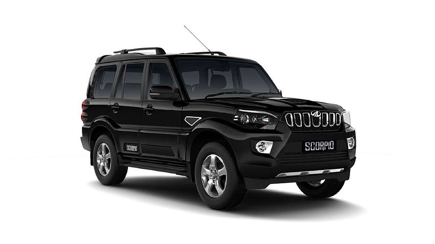 Mahindra Scorpio, carro de escorpião preto papel de parede HD