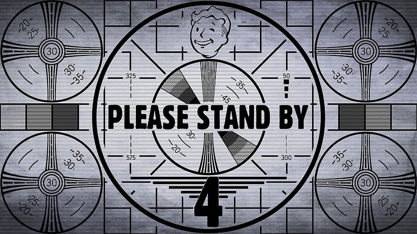 Fallout Lütfen Köpek'te beklemede kalın, lütfen bekleyin HD duvar kağıdı