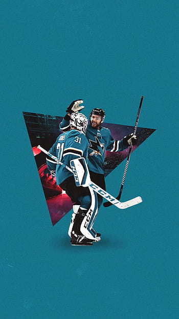 Evander Kane, grunge art, NHL, San Jose Sharks, hockey stars, Kane Sharks,  blue abstract rays, HD wallpaper