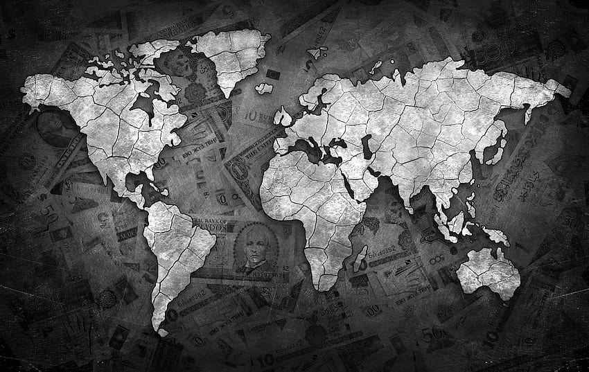 World Map Ultra Best World Map Ultra, world map black HD wallpaper
