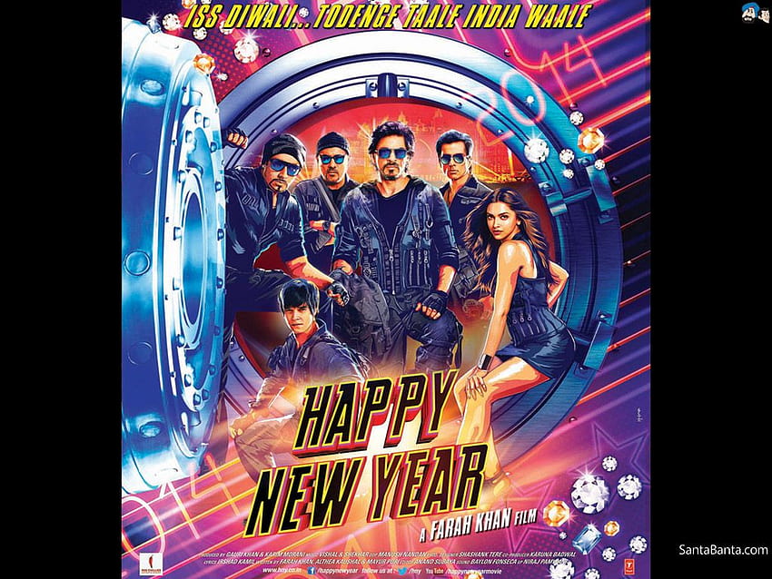 Feliz ano novo filme, feliz ano novo filme hindi papel de parede HD