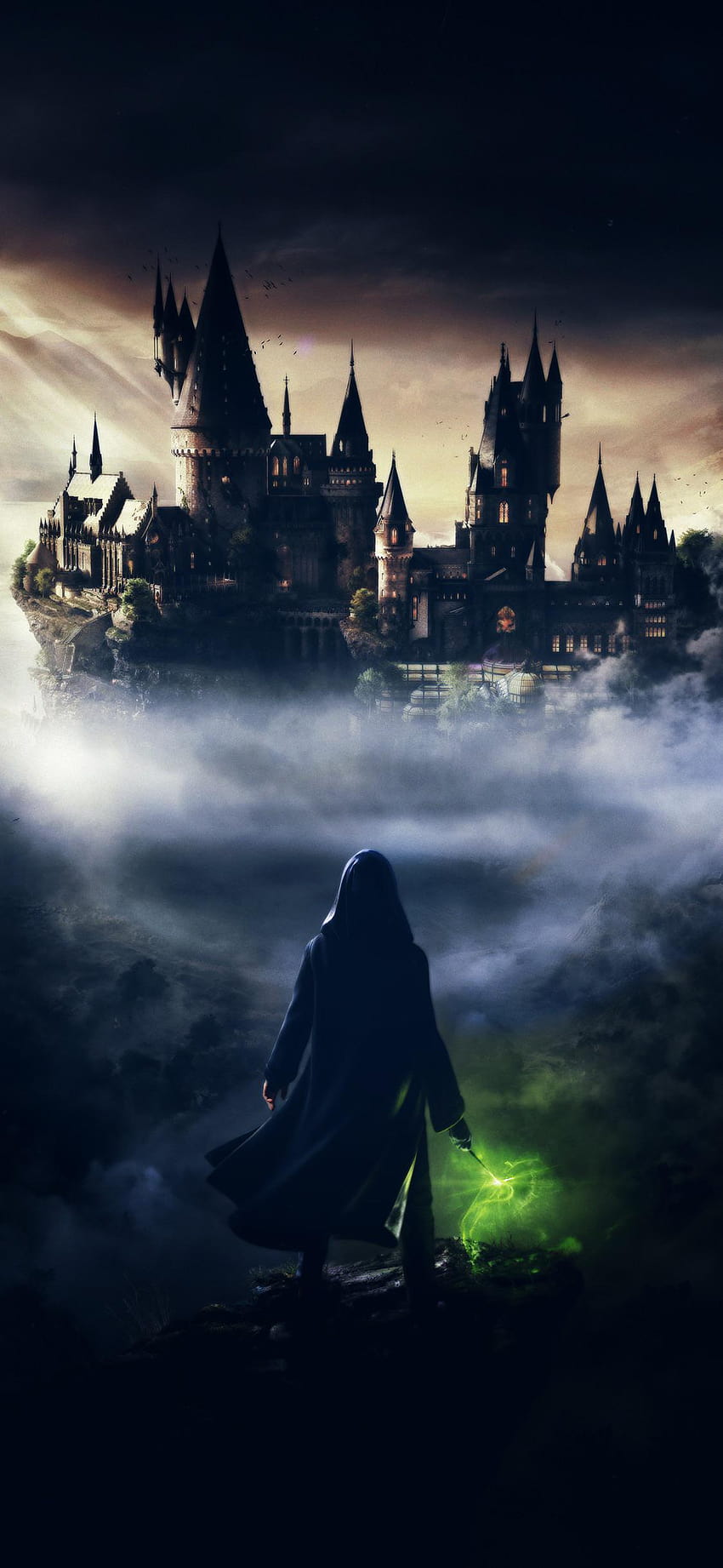 zrobiłem edycję ciemnego czarodzieja jako telefon! : HarryPotterGame, dziedzictwo Hogwartu Tapeta na telefon HD