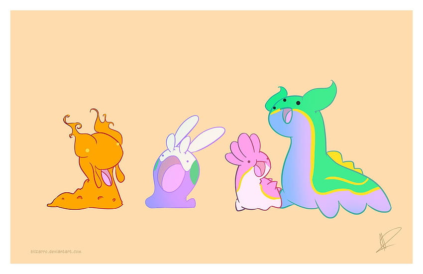 With all the Goomy love here, I thought I'd draw the welcoming party HD wallpaper