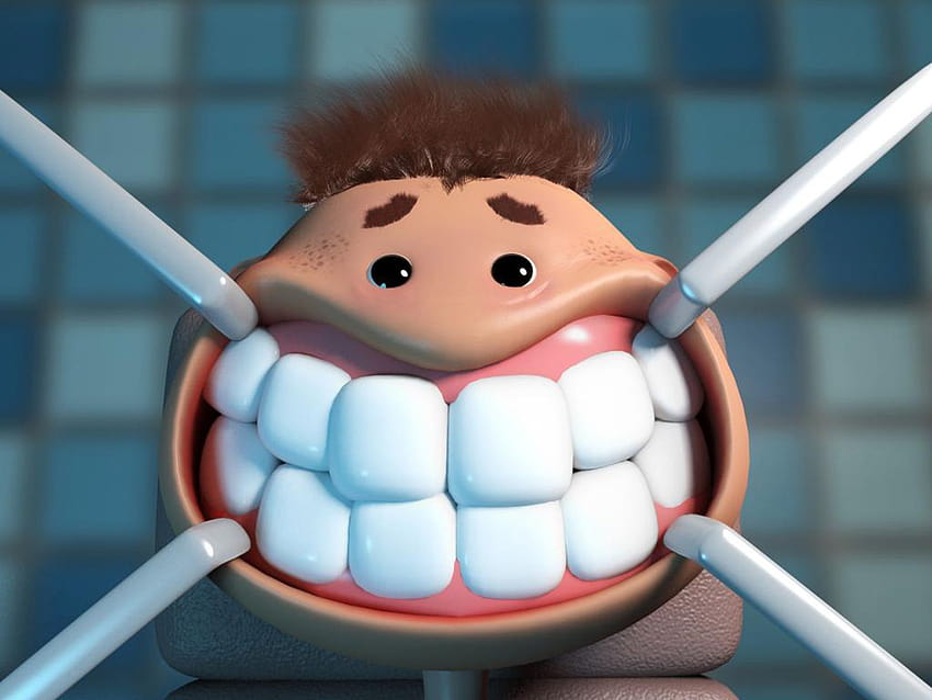 4 Diş, komik diş hekimi ameliyatı HD duvar kağıdı