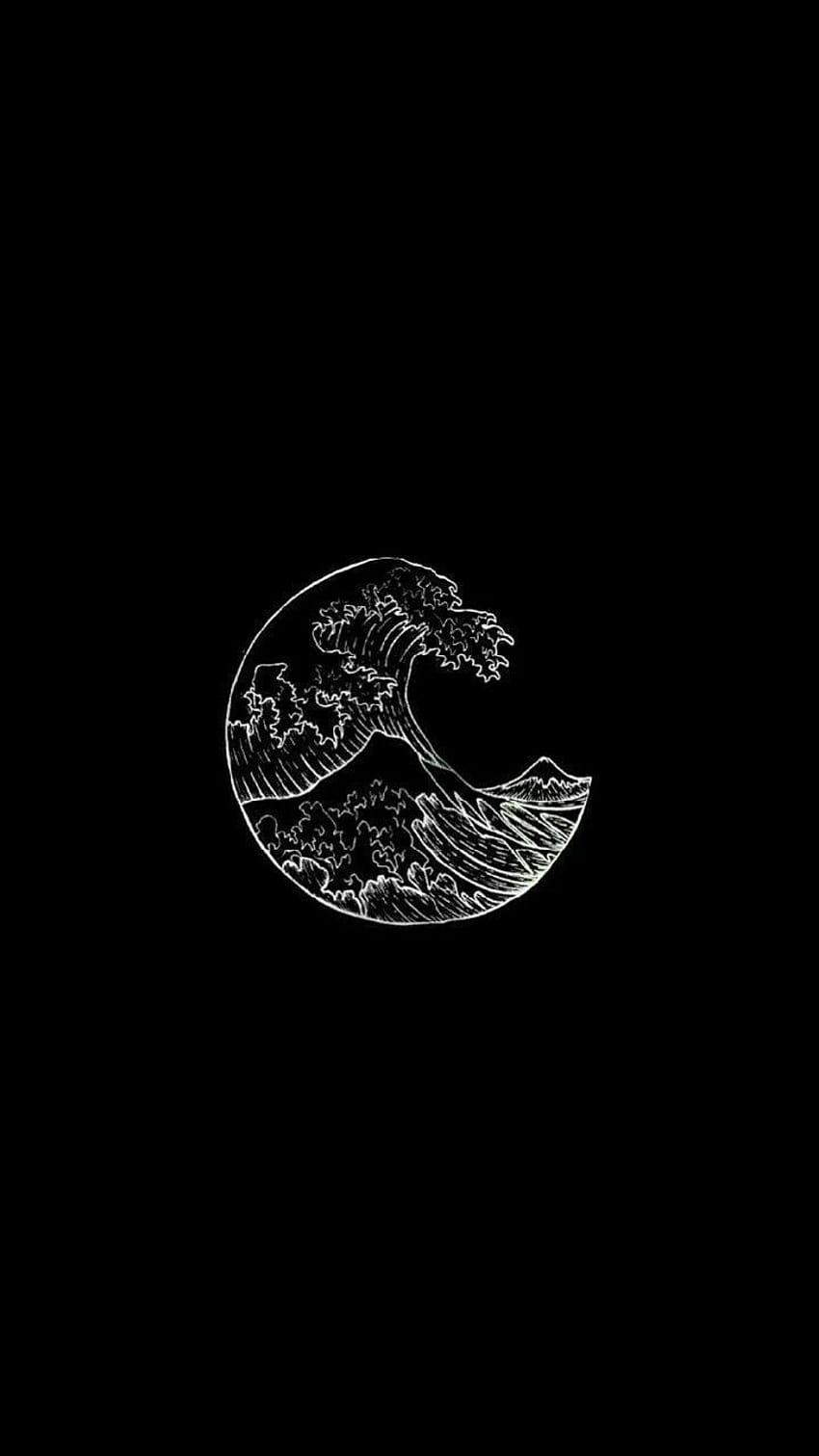 Black And White Waves list, dark wave android HD phone wallpaper | Pxfuel