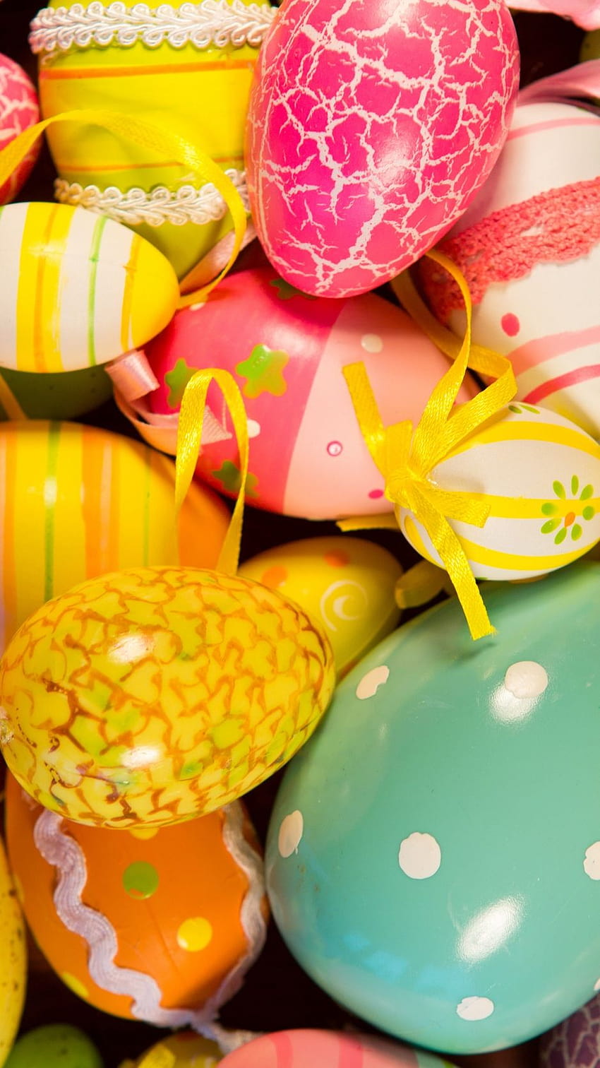 938x1668 easter eggs, easter, painted eggs, easter iphone HD phone wallpaper