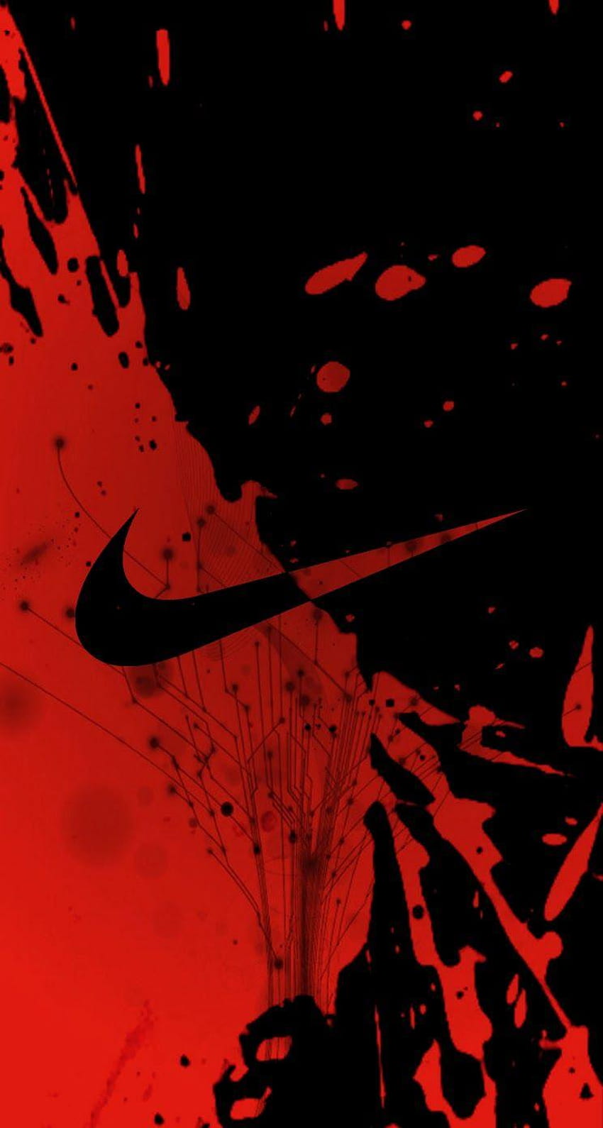 Nike IPhone Group, rosso mimetico Sfondo del telefono HD