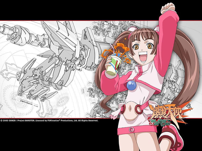 Burst Angel Bakuretsu Tenshi Anime 1024x768 14, Bakuten HD-Hintergrundbild